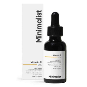 Minimalist 10% Advanced Vitamin C Serum for Glowing Skin | Brightening & Dark Spot Treatment (10 ml)